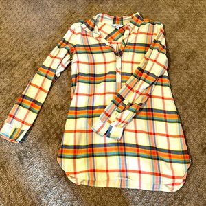 LL Bean Signature Flannel Tunic